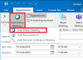 Webex Add-in in Outlook Appointment